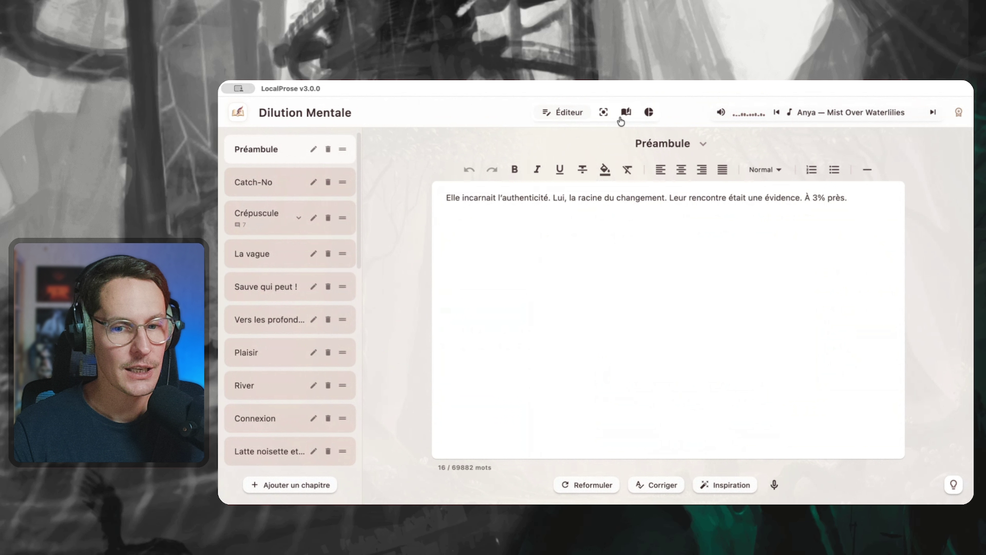 Découvrez l'interface et la barre de navigation Localprose