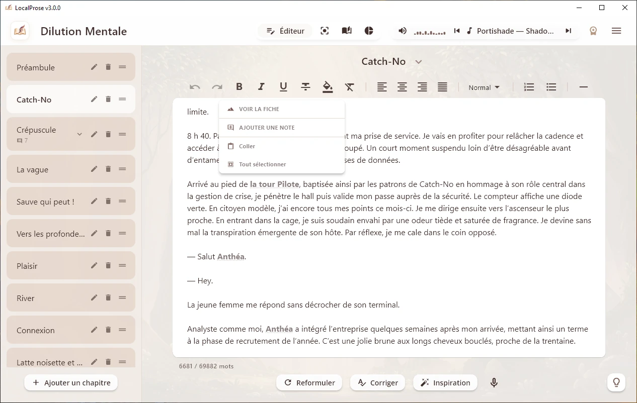 Mentions automatiques pour une liaison dynamique entre le nom de vos entités et le mode Univers